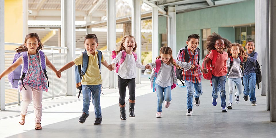 Vol vertrouwen naar school