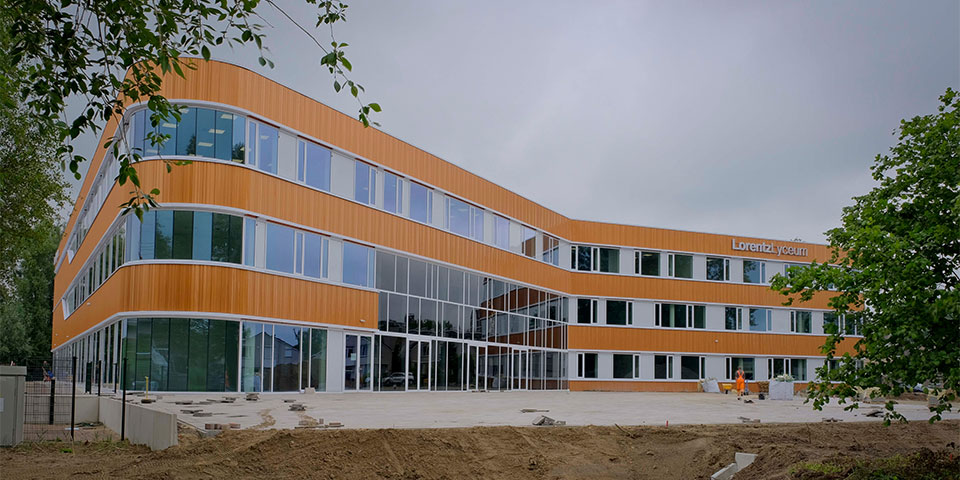 Nieuwe Lorentz Lyceum schoolgebouw is bíjna energieneutraal