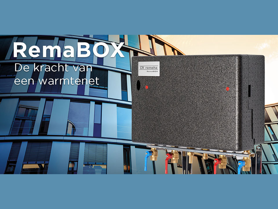 Remeha RemaBOX: Hét afgiftestation voor collectieve verwarmingsinstallaties