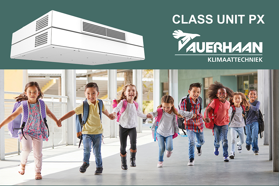 Swegon CLASS UNIT PX, doeltreffende ventilatie voor klaslokalen