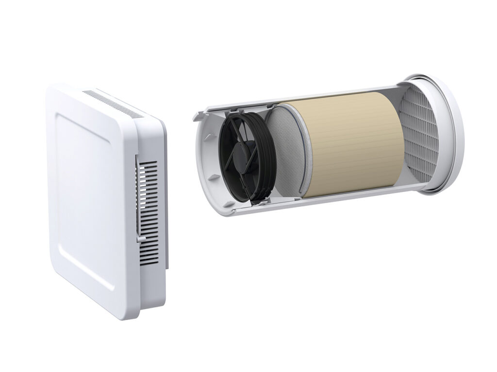 Een gezond binnenklimaat creëren met decentrale ventilatie: Warmteterugwinning en geluiddempende ventilatie in één ruimte